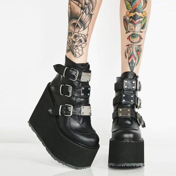 thick platform autumn winter shoes women sneakers fashion punk street cosplay ankle boots mujer zapatos big size 35-43, Black
thick platform autumn winter shoes women sneakers fashion punk street cosplay ankle boots mujer zapatos big size 35-43, Black