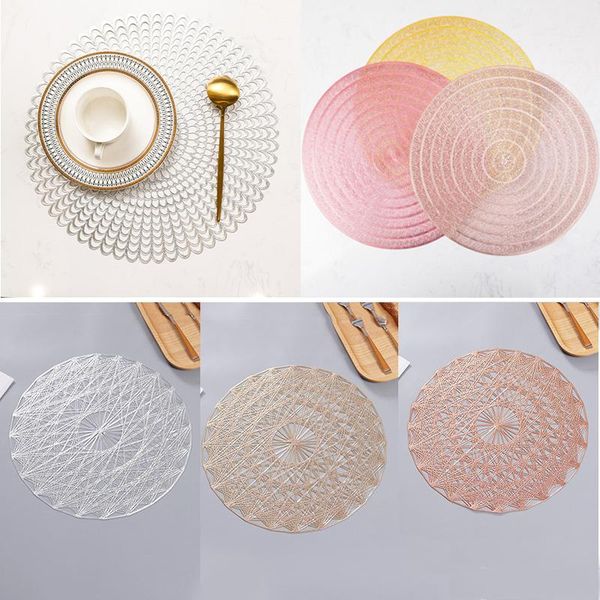 mats & pads 1pcs pvc placemat round hollow table mat non-slip heat-insulation tableware cup for banquet home decor diameter 38cm
mats & pads 1pcs pvc placemat round hollow table mat non-slip heat-insulation tableware cup for banquet home decor diameter 38cm