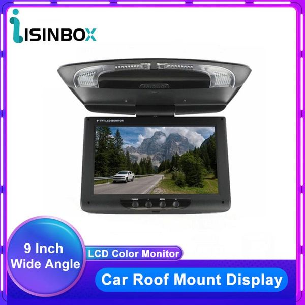 car video 9 inch roof mount display hd lcd screen wide angle flip down overhead multimedia ceiling color monitor
car video 9 inch roof mount display hd lcd screen wide angle flip down overhead multimedia ceiling color monitor