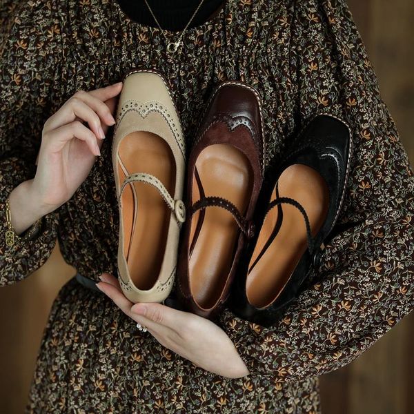 women pumps natural leather 22-25cm length brogues shoes cowhide + sheep suede mary jane thick heel 3 colors available dress, Black
women pumps natural leather 22-25cm length brogues shoes cowhide + sheep suede mary jane thick heel 3 colors available dress, Black