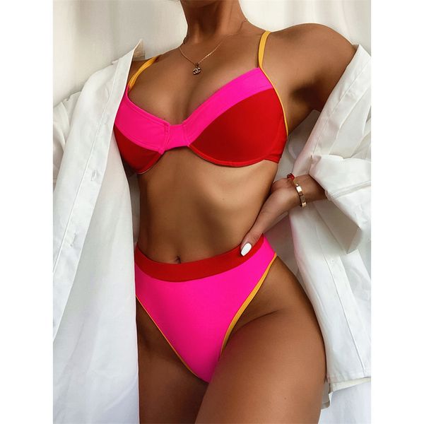 splicing high waist bikini 2021 push up female swimsuit women swimwear two-pieces bikini set bather bathing suit swim lady k2427
splicing high waist bikini 2021 push up female swimsuit women swimwear two-pieces bikini set bather bathing suit swim lady k2427