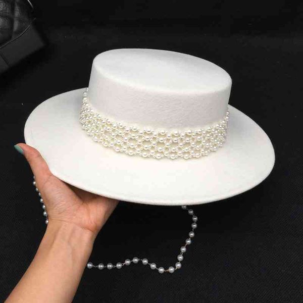 berets fedora autumn winter about the white wool hat socialite pearl small sweet wind hepburn wide brim for woman mjgf, Blue;gray
berets fedora autumn winter about the white wool hat socialite pearl small sweet wind hepburn wide brim for woman mjgf, Blue;gray