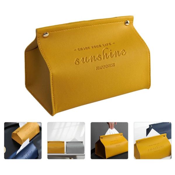 tissue boxes & napkins 1pc household vehicle-mounted storage box container