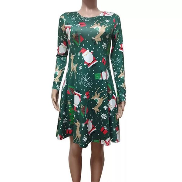 casual dresses party dress winter christmas print long sleeve women fashion midi woman night ladies vestidos 2021 mujer, Black;gray
casual dresses party dress winter christmas print long sleeve women fashion midi woman night ladies vestidos 2021 mujer, Black;gray