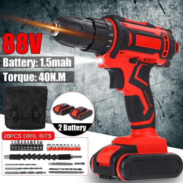 professiona electric drills 88v drill cordless screwdriver 1 functions wireless impact mini lithium battery charging hand
professiona electric drills 88v drill cordless screwdriver 1 functions wireless impact mini lithium battery charging hand