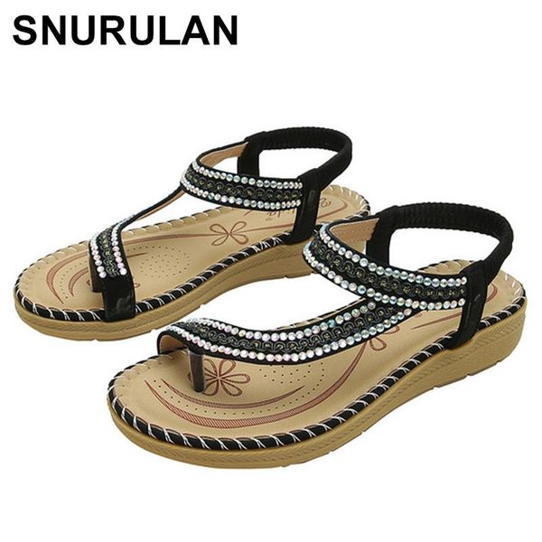 sandals snurulansummer shoes woman flat sandalias bohemian wind rhinestone large size comfortable ladies, Black
sandals snurulansummer shoes woman flat sandalias bohemian wind rhinestone large size comfortable ladies, Black