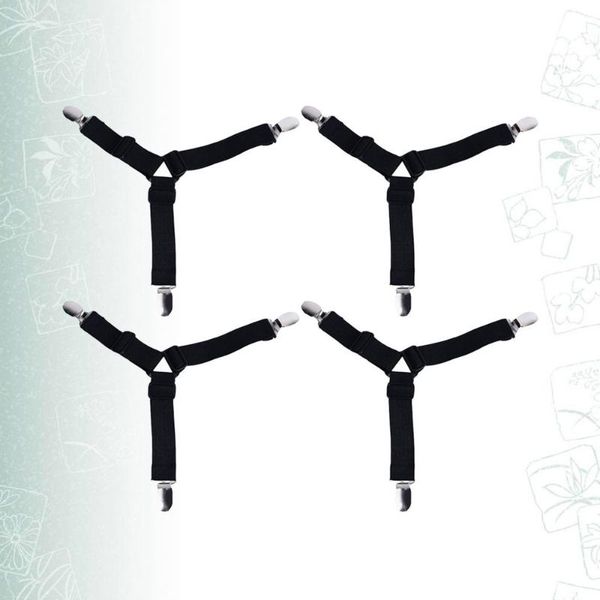 4pcs adjustable bed sheet fastener non-slip curtain clip multi-functional holder (black) clothing & wardrobe storage
4pcs adjustable bed sheet fastener non-slip curtain clip multi-functional holder (black) clothing & wardrobe storage