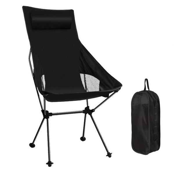 outdoor folding camping chair high back fishing chairs large moon ultra light leisure lazy recliner for travel accessories
outdoor folding camping chair high back fishing chairs large moon ultra light leisure lazy recliner for travel accessories