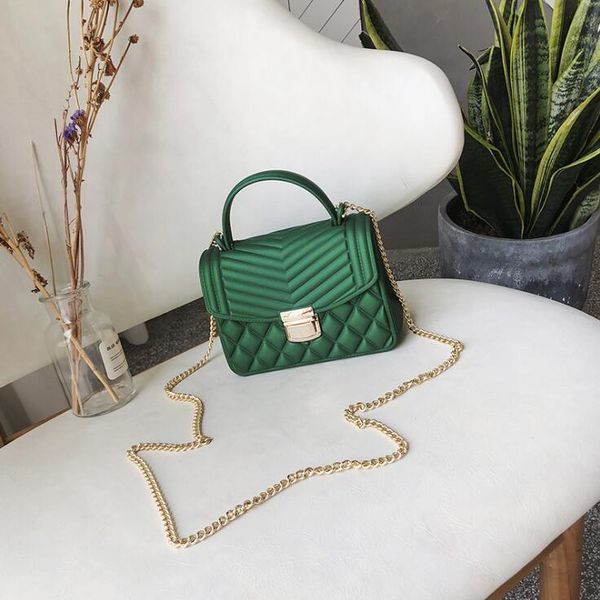 factory wholesale women handbag golden buckle sweet lady chain bag summer waterproof candy colored jelly bags joker lingge fashion handbags, Black;red
factory wholesale women handbag golden buckle sweet lady chain bag summer waterproof candy colored jelly bags joker lingge fashion handbags, Black;red