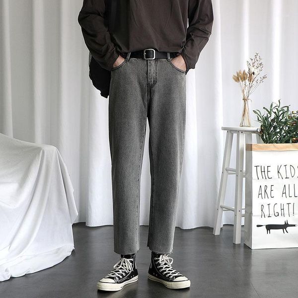 men's jeans 2021 spring summer men thin straight pants male oversize korean denim trousers high waist loose clothing w504, Blue
men's jeans 2021 spring summer men thin straight pants male oversize korean denim trousers high waist loose clothing w504, Blue