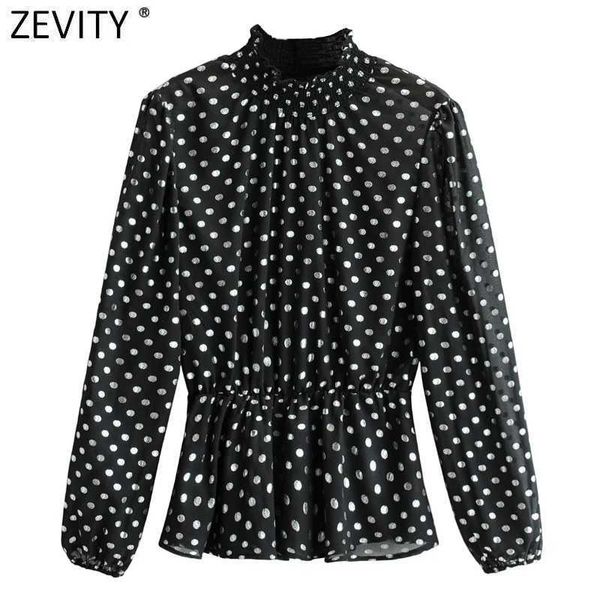 zevity women vintage polka dots print elastic waist smock blouse female long sleeve casual shirt chic blusas ls7645 210603, White
zevity women vintage polka dots print elastic waist smock blouse female long sleeve casual shirt chic blusas ls7645 210603, White