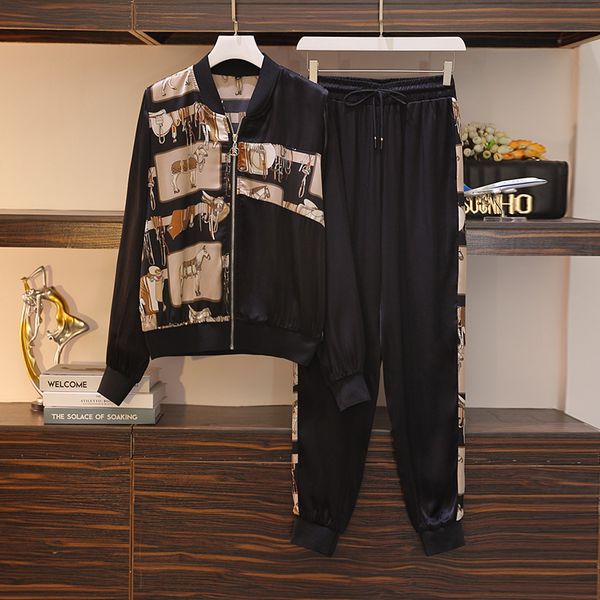long sleeve two pieces set for women sportswear autumn casual tracksuits printed coat and long pants sets outfit 210428, White
long sleeve two pieces set for women sportswear autumn casual tracksuits printed coat and long pants sets outfit 210428, White