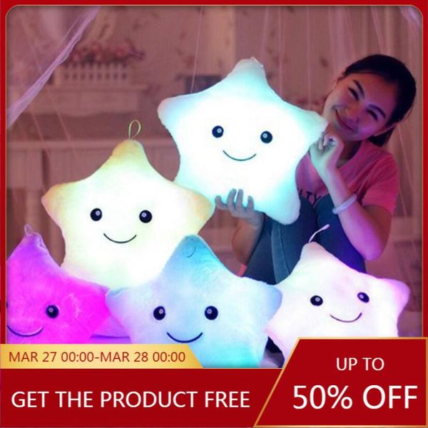 pillow luminous star cushion colorful glowing plush doll led light toys gift for girl kids christmas
pillow luminous star cushion colorful glowing plush doll led light toys gift for girl kids christmas