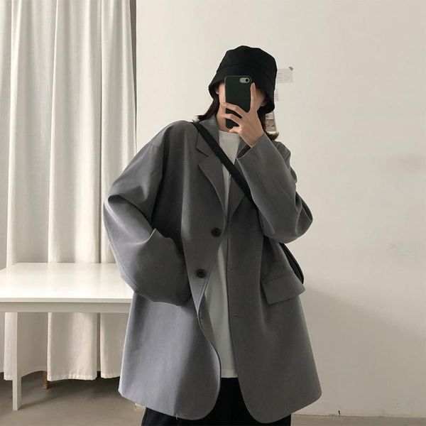 women's suits & blazers suit jacket casual 2021 spring autumn korean version loose all-match slim solid single breasted blazer, White;black
women's suits & blazers suit jacket casual 2021 spring autumn korean version loose all-match slim solid single breasted blazer, White;black