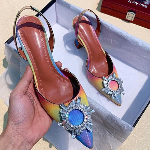dress shoes european gradient color pointed toe crystal slingback woman pumps elastic band sandals glass high heels women 2021, Black
dress shoes european gradient color pointed toe crystal slingback woman pumps elastic band sandals glass high heels women 2021, Black