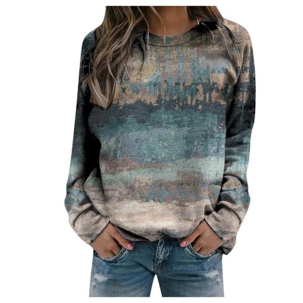 women's hoodies & sweatshirts print round collar casual hoodie thermal crewneck long sleeve autumn spring blouse fashion jumper, Black
women's hoodies & sweatshirts print round collar casual hoodie thermal crewneck long sleeve autumn spring blouse fashion jumper, Black
