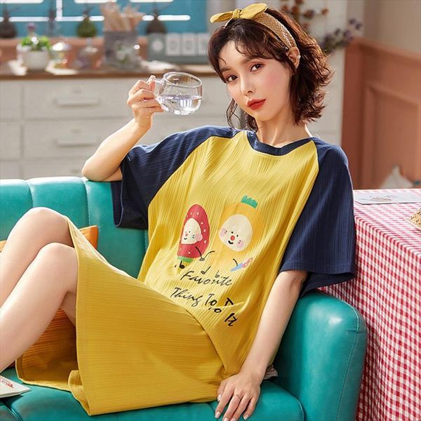 nightie cartoon print cotton night women sleepwear wear summer loose nightgowns nightwear plus size home sleep dress, Black;red
nightie cartoon print cotton night women sleepwear wear summer loose nightgowns nightwear plus size home sleep dress, Black;red