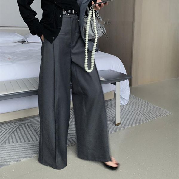 women's pants & capris high-waist straight-leg casual women's early autumn wide-leg mopping, Black;white
women's pants & capris high-waist straight-leg casual women's early autumn wide-leg mopping, Black;white