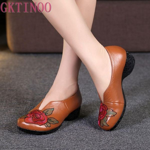 dress shoes ethnic style genuine leather women pumps thick heels embroider for female soft autumn handmade office, Black
dress shoes ethnic style genuine leather women pumps thick heels embroider for female soft autumn handmade office, Black