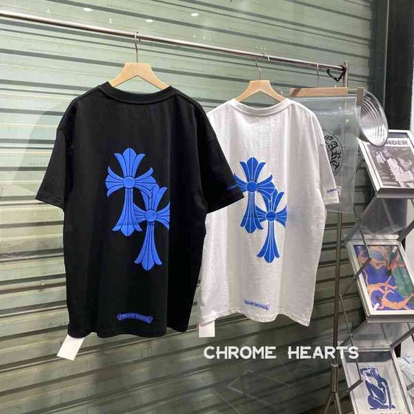 65% off outlet online store correct version fashion brand foam blue cross men's and women's short sleeve loose bottomed t-shirt, White;black
65% off outlet online store correct version fashion brand foam blue cross men's and women's short sleeve loose bottomed t-shirt, White;black