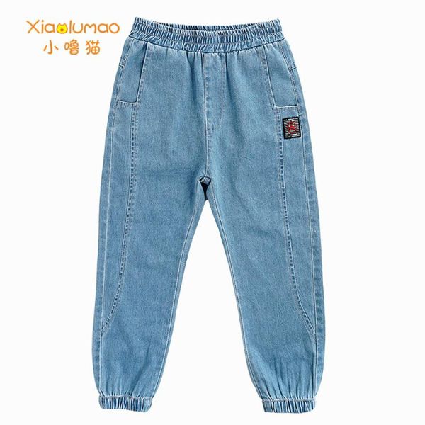 jeans spring and summer autumn trendy blue elasticized waist versatile for kids boys girls casual loose denim pants
jeans spring and summer autumn trendy blue elasticized waist versatile for kids boys girls casual loose denim pants
