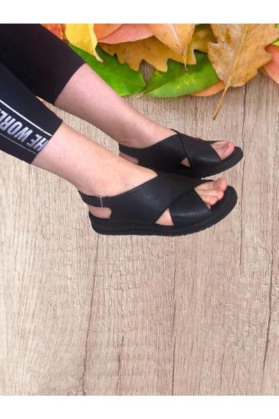 sandals women's black leather soft outsole 
sandals women's black leather soft outsole