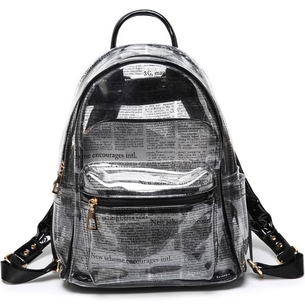 backpack women pvc summer transparent school backpacks for teenage girls casual large capacity shoulder bags
backpack women pvc summer transparent school backpacks for teenage girls casual large capacity shoulder bags