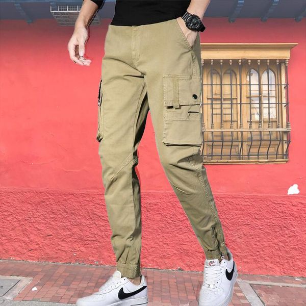men's pants cargo korean style harlan ankle trousers washed cotton elastic casual overalls fashion jogger streetwear 2021 autumn, Black
men's pants cargo korean style harlan ankle trousers washed cotton elastic casual overalls fashion jogger streetwear 2021 autumn, Black