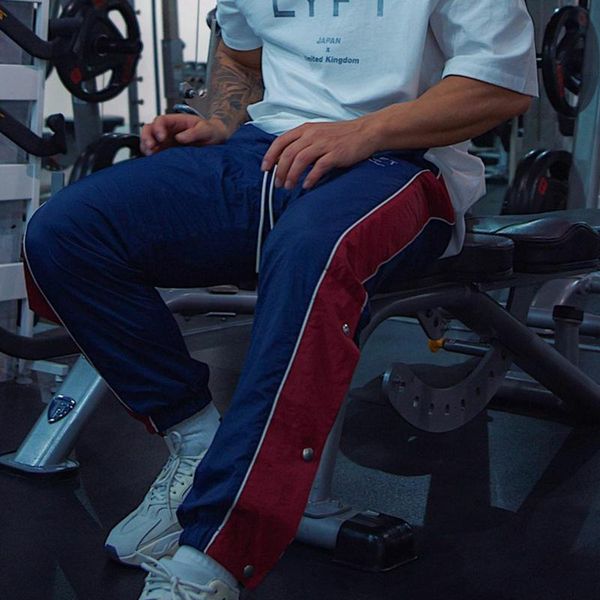 quick-drying breasted casual sports basketball trousers men's contrast color loose gym equipment training fitness pants joggers running, Black;blue
quick-drying breasted casual sports basketball trousers men's contrast color loose gym equipment training fitness pants joggers running, Black;blue
