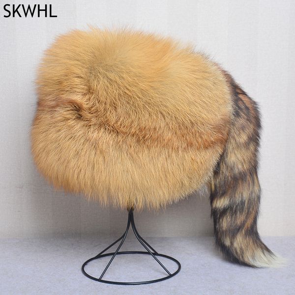 men real fox fur beanies hat mongolian unique process tail design winter warm hats for fashion men bomber, Silver
men real fox fur beanies hat mongolian unique process tail design winter warm hats for fashion men bomber, Silver