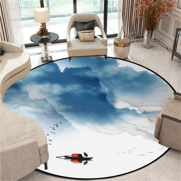carpets chinese style light blue landscape carpet living room round rug for bathroom anti-slip machine washable bedroom beside mat
carpets chinese style light blue landscape carpet living room round rug for bathroom anti-slip machine washable bedroom beside mat
