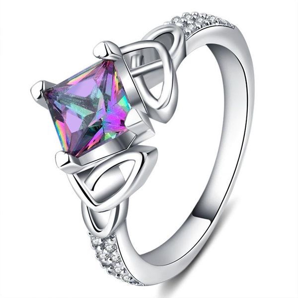 wedding rings silver ring classic exquisite temperament female models square inlaid colorful crystal hand jewelry birthday gift, Slivery;golden
wedding rings silver ring classic exquisite temperament female models square inlaid colorful crystal hand jewelry birthday gift, Slivery;golden
