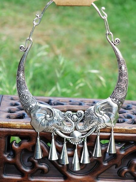 designs ethnic fashion vintage sweater necklace exaggerated torque miao silver unique stage show hair accessories
designs ethnic fashion vintage sweater necklace exaggerated torque miao silver unique stage show hair accessories