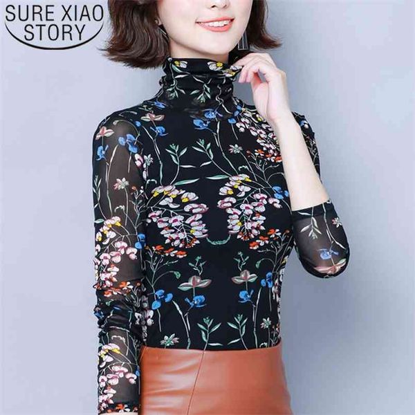 autumn fashion women thin blouses long sleeve turtleneck casual printed floral clothing 6127 50 210506, White
autumn fashion women thin blouses long sleeve turtleneck casual printed floral clothing 6127 50 210506, White