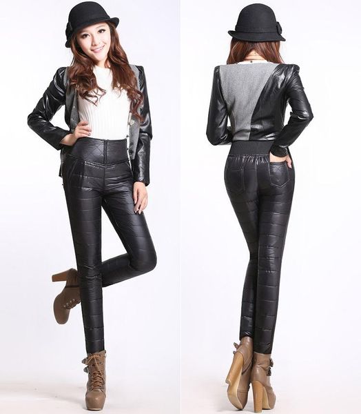 women's pants & capris winter high-waist warm double-sided down cotton large size thickened plus velvet outer wear was thin feet, Black;white
women's pants & capris winter high-waist warm double-sided down cotton large size thickened plus velvet outer wear was thin feet, Black;white