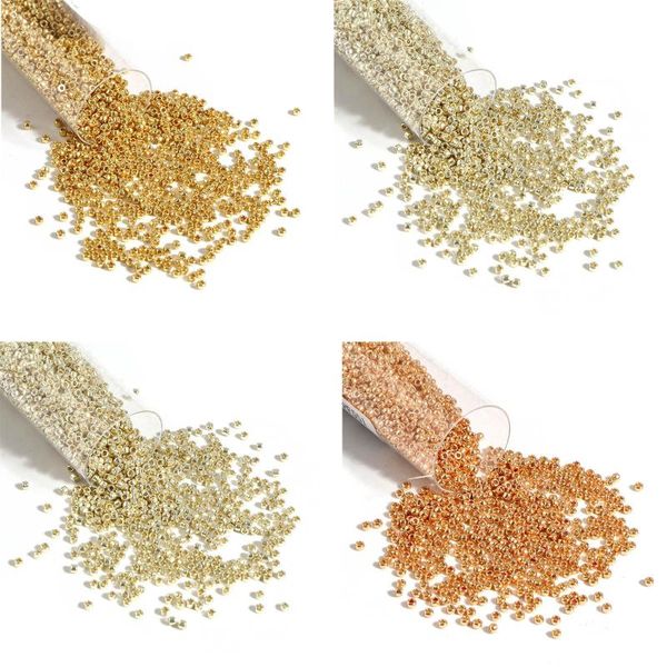 other 15/0 glass seed beads round gold color rose loose diy making bracelet jewelry findings about 1.5mm dia.,1bottle
other 15/0 glass seed beads round gold color rose loose diy making bracelet jewelry findings about 1.5mm dia.,1bottle