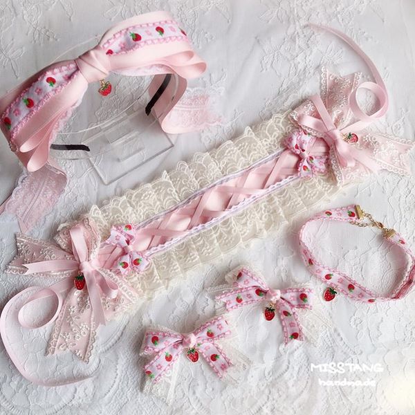 party masks pink hair band cute strawberry pair clip kawaii lolita princess headwear japanese soft sister necklace kc headband ornament
party masks pink hair band cute strawberry pair clip kawaii lolita princess headwear japanese soft sister necklace kc headband ornament