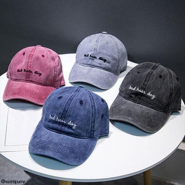 snapback cap washed cotton bad hair day adjustable solid color baseball couple fashion dad hat, Blue;gray
snapback cap washed cotton bad hair day adjustable solid color baseball couple fashion dad hat, Blue;gray