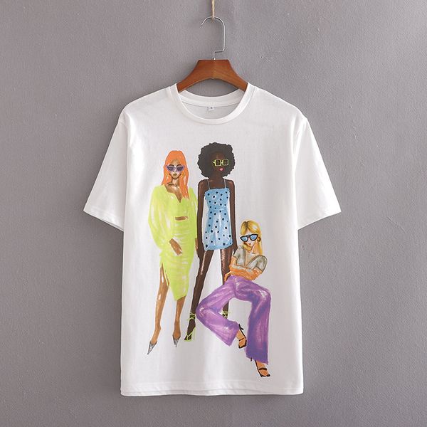 women's t-shirt women cotton t shirts character girl print white tee shirt fashion summer casual t-shirts streetwear tees sho
women's t-shirt women cotton t shirts character girl print white tee shirt fashion summer casual t-shirts streetwear tees sho