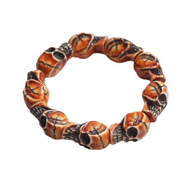 beaded, strands wybu bracelet halloween ghost head wholesale punk jewelry multicolor optional, Black
beaded, strands wybu bracelet halloween ghost head wholesale punk jewelry multicolor optional, Black