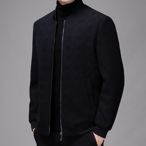 men's jackets designer brand casual fashion baseball collar mens and coats plaid windbreaker autumn winter men clothing, Black;brown
men's jackets designer brand casual fashion baseball collar mens and coats plaid windbreaker autumn winter men clothing, Black;brown