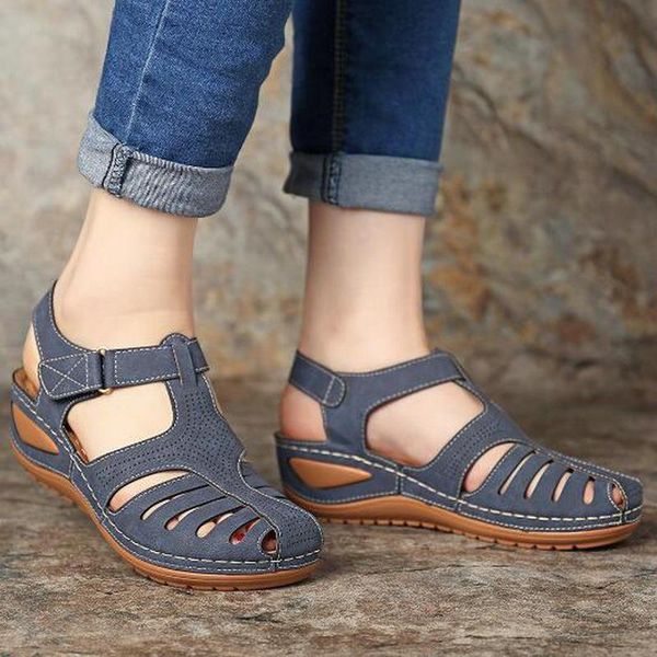 sandals woman summer leather vintage buckle casual sewing women shoes solid female ladies platform plus drop ship, Black
sandals woman summer leather vintage buckle casual sewing women shoes solid female ladies platform plus drop ship, Black