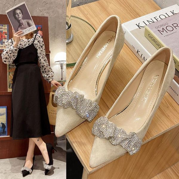dress shoes 2021 beige high heels shallow mouth fine heeled stiletto slides rubber pu thin be, Black
dress shoes 2021 beige high heels shallow mouth fine heeled stiletto slides rubber pu thin be, Black