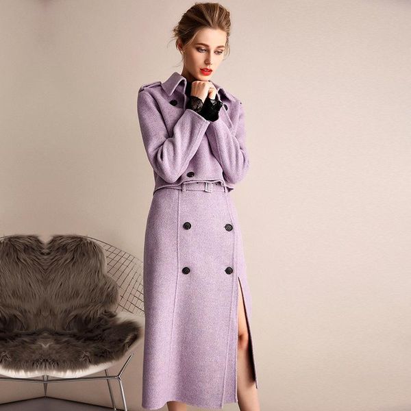 women's wool & blends coat women winter 2021 double-faced cashmere korean slim woolen two-piece set red, Black
women's wool & blends coat women winter 2021 double-faced cashmere korean slim woolen two-piece set red, Black