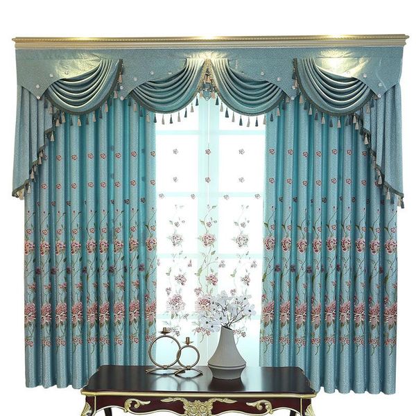 european style backdrop curtain high precision luxury embroidery curtains for living dining room bedroom & drapes
european style backdrop curtain high precision luxury embroidery curtains for living dining room bedroom & drapes