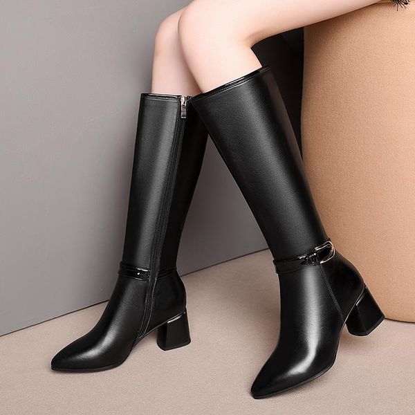 boots slim female big size riding buckle high heels night club shoes woman winter warm long women knee, Black
boots slim female big size riding buckle high heels night club shoes woman winter warm long women knee, Black