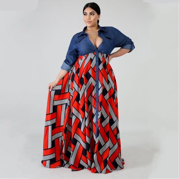 dresses 3xl 4xl plus size africa clothing trendy stripe printed sleeve maxi women autumn robe long party african dress, Black;gray
dresses 3xl 4xl plus size africa clothing trendy stripe printed sleeve maxi women autumn robe long party african dress, Black;gray