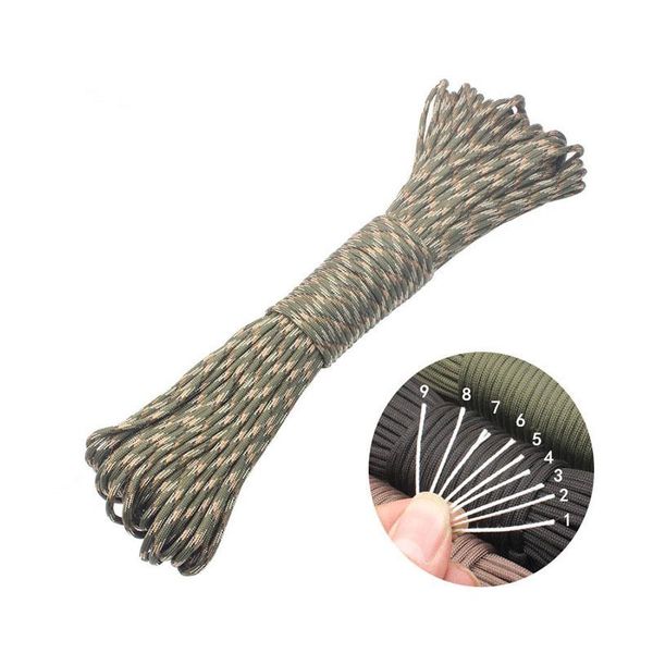 paracord 9 strand 100 meters mil spec type iii parachute cord survival outdoor climbing rope for hunting hiking camping gadgets
paracord 9 strand 100 meters mil spec type iii parachute cord survival outdoor climbing rope for hunting hiking camping gadgets