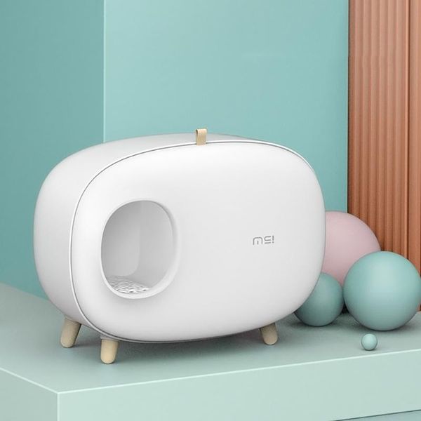 other cat supplies pet litter box semi closed large toilet anti splash domestic potty big space
other cat supplies pet litter box semi closed large toilet anti splash domestic potty big space