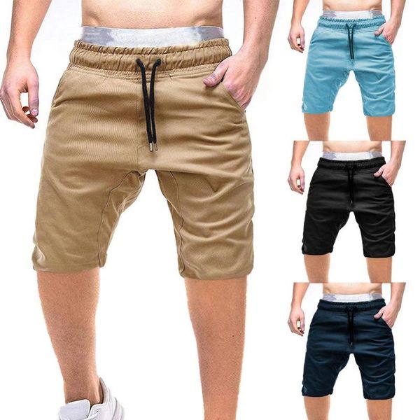 men's shorts 40%men sporty solid color drawstring pockets cotton knee-length trousers, White;black
men's shorts 40%men sporty solid color drawstring pockets cotton knee-length trousers, White;black